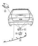 Genuine Mopar Rear Fascia Wiring 68080317AB. Fixed Price $22.80.