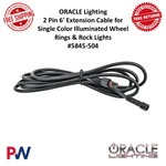 Oracle Lighting 2 Pin 6' Extension Cable For Single Color Illuminated Wheel Ring. Fixed Price $30.25.
