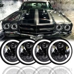 4PCS 5-3/4 5.75" Led Headlights Hi/lo With Drl For Chevrolet Chevelle 1964-1970. Fixed Price $80.49.