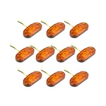 10PCS Amber Oval Led Side Clearance Marker Lights 2.5" For Car Truck Trailer 6. Fixed Price $10.49.