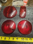 Vintage Signal-stat Lens Lot SS-100 SAE-STI-65 LS328 9341-A Red Trailer Truck. Fixed Price $23.00.
