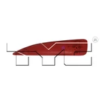 Tyc 17-5306-00-9 Capa Certified Reflector Assembly For 12-14 Toyota Yaris. Fixed Price $23.99.