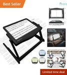 Led Magnifier 5X With Stand Anti-glare Light For Reading Crafts Low Vision. Fixed Price $35.97.