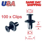 100 X Fender Liner Screw Trim Bumper Retainer Clips 0G032-50037-A For Kia. Fixed Price $12.95.