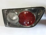 Passenger Tail Light Black Background Sedan 4 Door Fits 06-08 Mazda 1127658. Fixed Price $50.00.