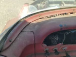57 58 59 60 Ford Pickup Truck Dash Strip To Windhield Trim F100 F250 1/2 Red. Fixed Price $149.99.