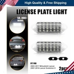 For Mitsubishi Lancer Evolution White Led License Plate Lights 8341A099 2-20X. Fixed Price $126.82.