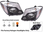 Head Lights With Bulb For 2014-2018 Sprinter 2500 3500 MB2503221 MB2502221 Pair. Fixed Price $429.78.