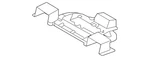 Genuine Nissan Dome Light Bracket 26419-6TA0A. Fixed Price $18.33.