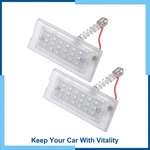 Pack (2) 6500K White Led License Plate Light Assembly For Bmw X5 2002-2006 Abs. Fixed Price $13.29.