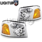 Headlights Compatible For 2002-2009 Envoy Left And Right Sides Pair. Fixed Price $125.10.