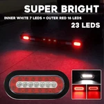 2PCS 6.3" Inch Oval Truck Trailer Tail Lights 23 Led Stop Brake. Fixed Price $19.95.