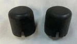 1963 1964 1965 Max Wedge Savoy Sport Fury Back Up Lamp Trunk Rubber Finish Caps. Fixed Price $34.99.