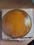 New Old Stock L.l. Co 2802 Amber Glass Lens 6-7/8 Ls 385 R4S3. Fixed Price $60.00.