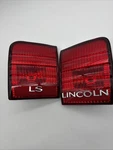 Driver And Passenger Tail Lights Lid Lincoln Emblem Fits 00-02 Ls 147858. Fixed Price $120.00.