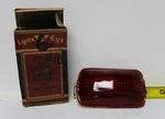 Nos Ruby Red Glass Tail Light Lens Lynx Eye T-365 1940 Plymouth (643). Fixed Price $19.95.