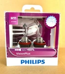 2X New Oem Philips H11 55W 12362VPS2 Visionplus Light Lamp Bulb Free Shipping!. Fixed Price $29.94.