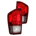 Tail Light Set For Toyota Tacoma 2016-2017 Driver Passenger Side 166-61056CR. Fixed Price $178.93.