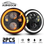 For Pontiac Gto Grand Prix 2PCS 3/4" 5.75 Led Headlights Hi/lo Halo Ring Drl. Fixed Price $69.99.