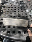 Lincoln Continental Rear Bumper Right Reverse Back Up Lenses Lamp Trim 1968-1969. Fixed Price $40.00.