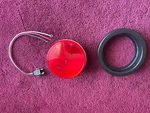 Long-life Red Round 4 Stop/turn/tail Light Mounting Grommet And 3 Wire Plug. Fixed Price $25.00.