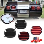 (SET/4) Smoked Red Led Brake Tail Lights Lenses For 1990-1996 Chevy Corvette C4. Fixed Price $149.99.