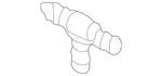 Genuine Audi Headlight Washer Hose Connector 481-955-975. Fixed Price $30.58.