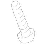 Genuine Nissan License Plate Light Assembly Screw 08513-4165A. Fixed Price $10.70.