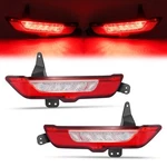 Rear Left Right Led Bumper Lights For Lincoln Mkc 2015-2019 Marker Lamp Red. Fixed Price $123.48.