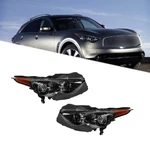 Headlights For 2009-2017 Infiniti FX35 FX50 QX70 W/o Afs Hid Sport Pkg Lh+rh. Fixed Price $366.48.