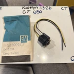 Gm Nos 8909517 Stop Lamp And Tail Socket Assembly, Sold Individually, Usa Made. Fixed Price $11.25.