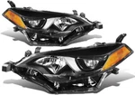 Fits 2014 2015 2016 Corolla Black Headlights Headlamps New Set. Fixed Price $262.34.