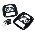 Xprite Steel Tail Light Cover Guard For 1987-2006 Jeep Wrangler Tj Storm Trooper. Fixed Price $11.59.