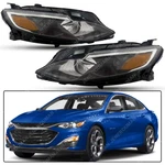 Headlamps Pair Headlights For 2019-2025 Chevrolet Malibu Halogen W /bulbs Lh+rh. Fixed Price $129.19.