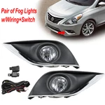 Left+right Side Fog Light Assembly W/cover For 2015-2018 Nissan Versa Clear Lens. Fixed Price $23.12.
