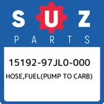 15192-97JL0-000 Suzuki Hose,fuel(pump To Carb) 1519297JL0000, New Genuine Oem Pa. Fixed Price $20.26.