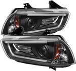 Spyder Auto 11-13 Dodge Charger Projector Headlights-light Tube Drl-blk-high H1. Fixed Price $295.56.