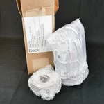 Bock Lighting Vaportight 150 W Fixture, Frost Glass Globe, Die Cast Guard. Fixed Price $24.00.