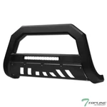 Topline For 2007-2009 Jeep Wrangler Jk Avt Aluminum Led Bull Bar Guard-matte Blk. Fixed Price $200.00.