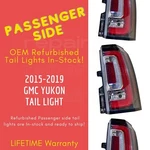 Tail Light For 2015 2016 2017 2018 Rebuilt Gmc Yukon & Xl Passenger Side. Fixed Price $270.18.