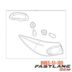 2017-2018 Mazda Rear Light New Oem BHN3-51-160. Fixed Price $261.25.