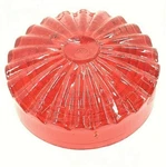 SAE-P2-75 Dot Red Plastic Taillight Lens LS322, 3/8" In Length. Fixed Price $7.99.