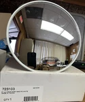 Velvac 723103 8" Diameter Convex Mirror - White Finish. Fixed Price $10.95.