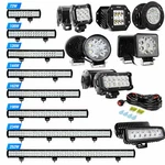 Nilight Led Bar Spot Flood Offroad Roof Lights Driving Lamp Trucks Car 4WD. Fixed Price $35.99.