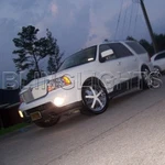 White Halo Led Fog Lamps Light Kit For 1998-2006 Lincoln Navigator. Fixed Price $119.97.
