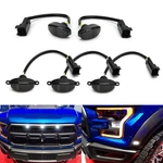 5PCS Smoke Full Led Front Grille Running Fender Sidemarker Lamps Ford Raptor. Fixed Price $51.09.