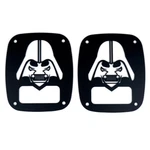Darth Vader Taillight Guard For 1987-2006 Jeep Wrangler Tj Yj Rear Cover. Fixed Price $15.99.