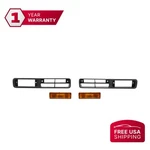 Turn Signal Lights + Fog Bezels For 1993-1997 Nissan Pickup D21 / Pathfinder. Fixed Price $93.36.