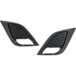 Fog Light Trim Set For 2010-2011 Mazda 3 Left & Right Primed Plastic 2PC. Fixed Price $27.83.