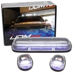 Clear Lens 3PC Cab Roof Marker Running Lights W/white Led Lamp For Truck Suv 4X4. Fixed Price $48.09.